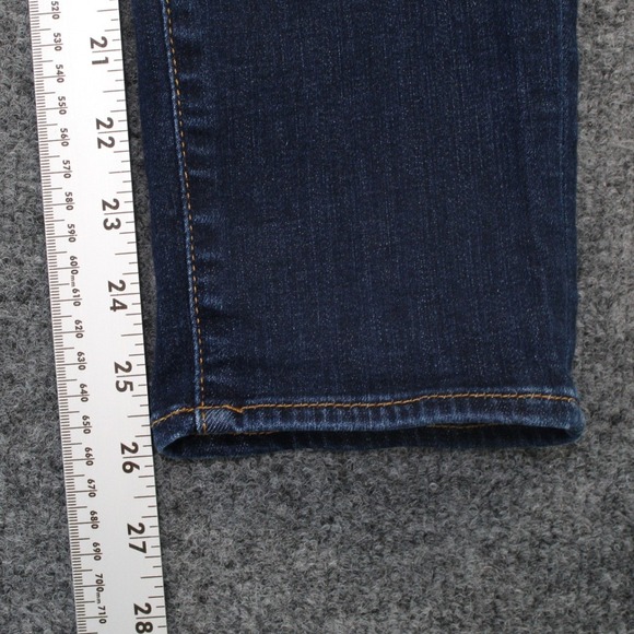 7 For All Mankind Josefina Dark Wash Skinny Jeans Womens Size 24 - Picture 7 of 12